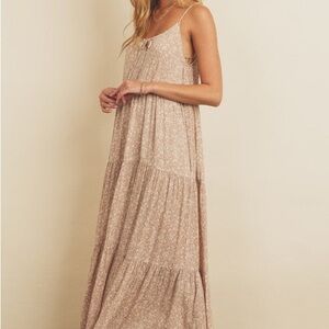 Paper Crane Floral Maxi Dress